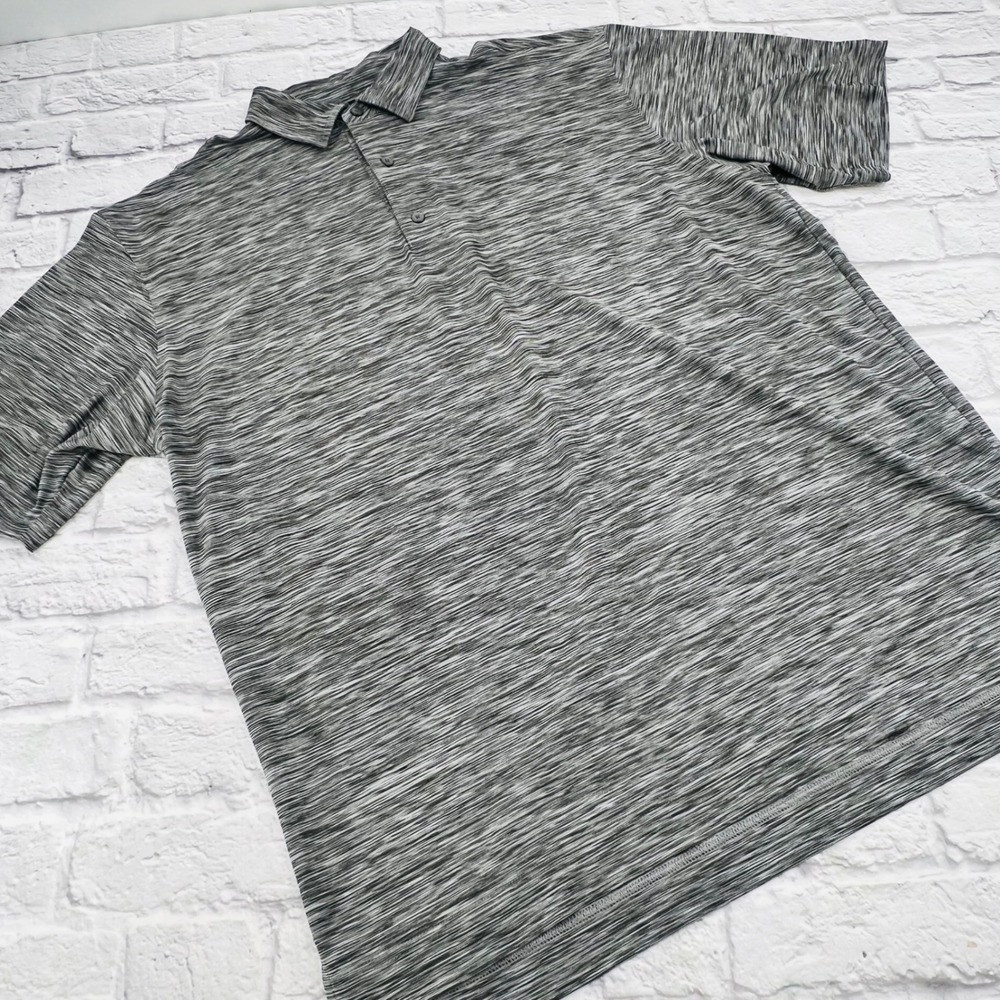 FootJoy XXL Mens Golf Polo Shirt Short Sleeve Heathered Gray Athletic Casual